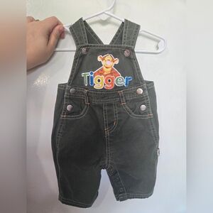 Vintage Tigger Kids Overalls - Green